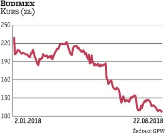 Do wiosny zeszłego roku akcje Budimeksu drożały, ale od tego czasu obserwujemy spadek. Noble Securit