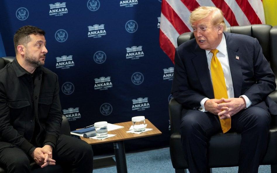 Wołodymyr Zełenski i Donald Trump