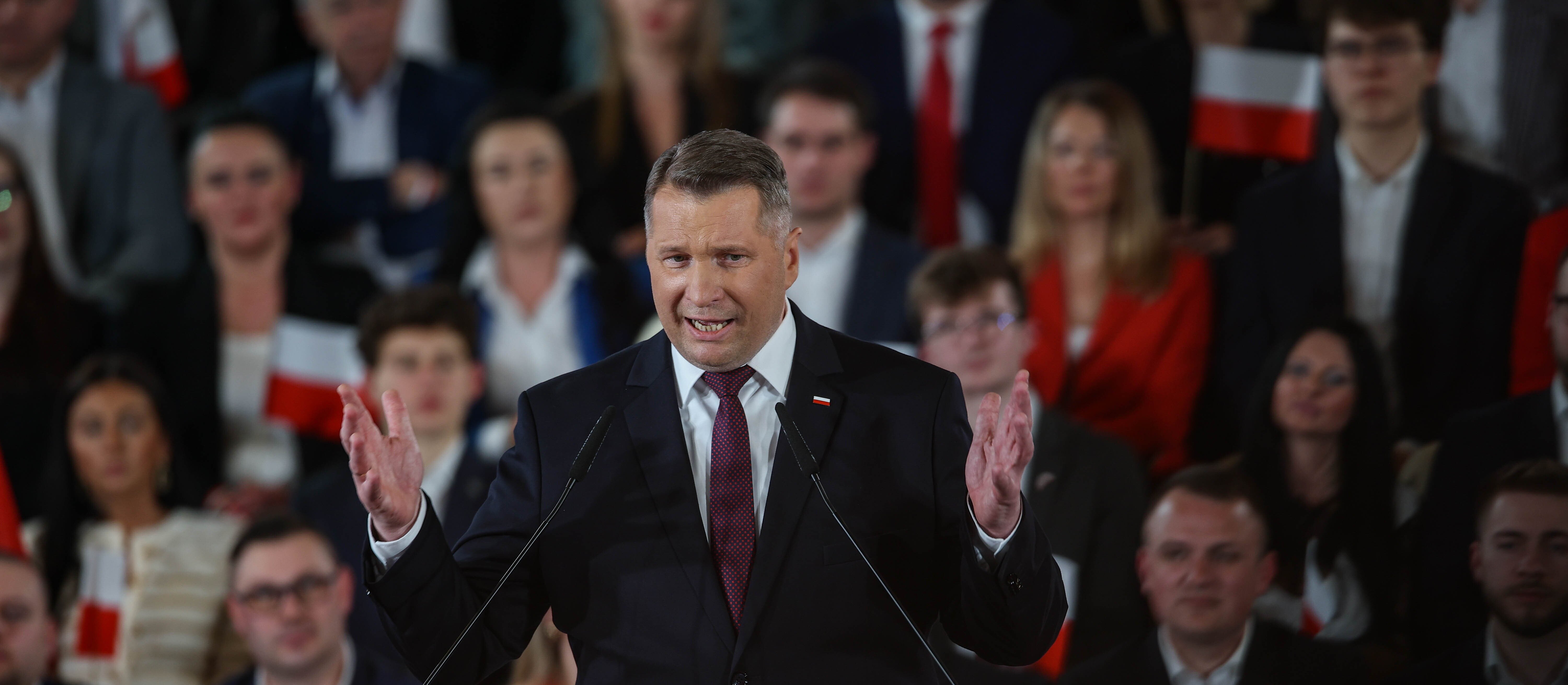 Estera Flieger: Mazurska Noc Kabaretowa Jarosława Kaczyńskiego i Przemysława Czarnka