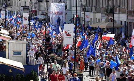 Majowy "Marsz Wolności" w Warszawie