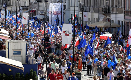 Majowy "Marsz Wolności" w Warszawie