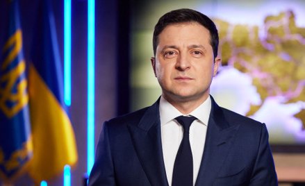 Prezydent Ukrainy Wołodymyr Zełenski