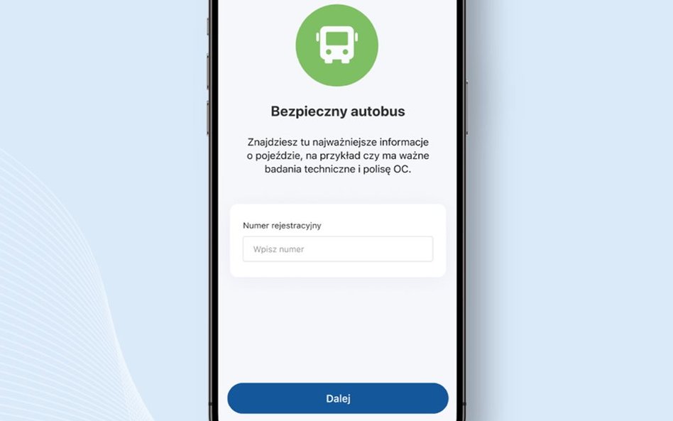 Bezpieczny autobus - nowa funkcja w aplikacji mObywatel
