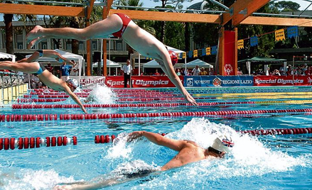 Tak wyglądała rywalizacja podczas Igrzysk Olimpiad Specjalnych w Rzymie w 2006 roku / fot: Adam Nurk