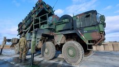 Niemieckie baterie Patriot stacjonujące pod Rzeszowem