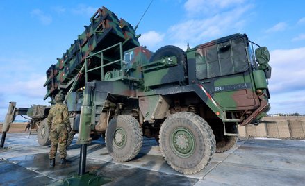 Niemieckie baterie Patriot stacjonujące pod Rzeszowem