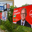Plakaty kandydatów do parlamentu w Rzeszowie