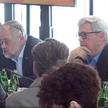 Poseł Piotr Adamowicz mówił o zawłaszczaniu instytucji. Obok Michał Merczyński, szef Malta Festival