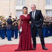 François Pinault, twórca koncernu Kering kontrolującego między innymi markę Gucci, z żoną, aktorką S