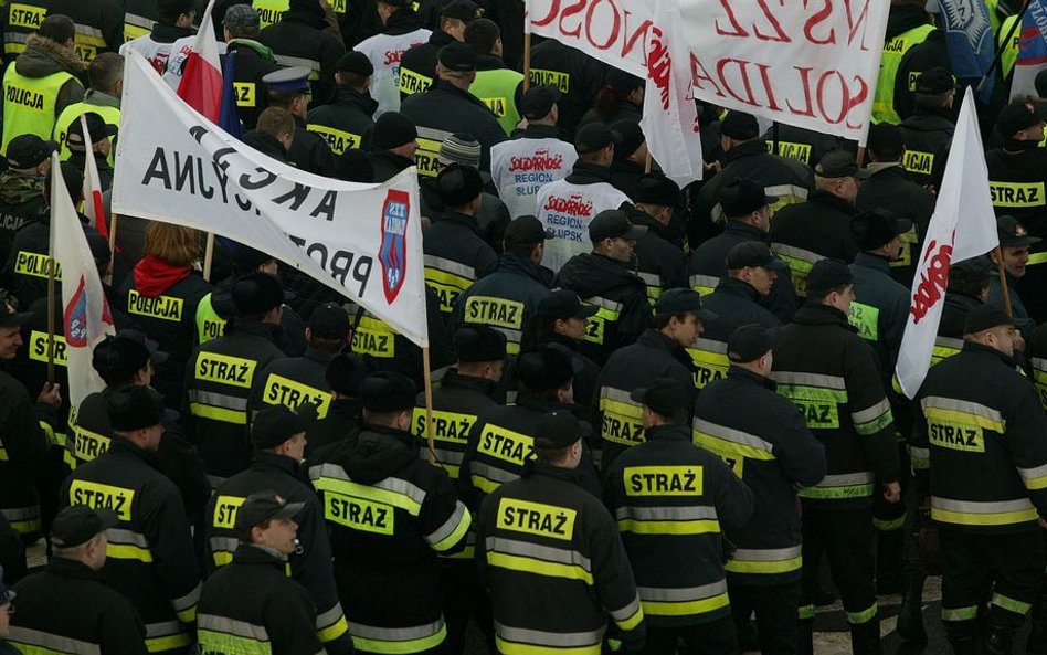 Będzie wielka manifestacja mundurowych w Warszawie