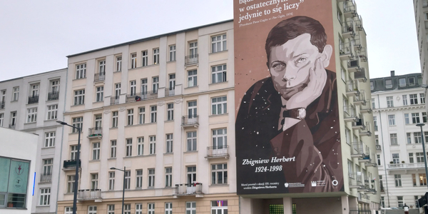 Rok Herberta: Mural dla poety