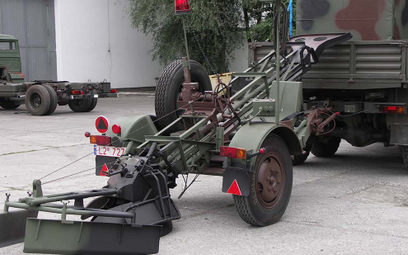 Ustawiacz min UMP-03. Fot./Wojskowe Zakłady Inżynieryjne.