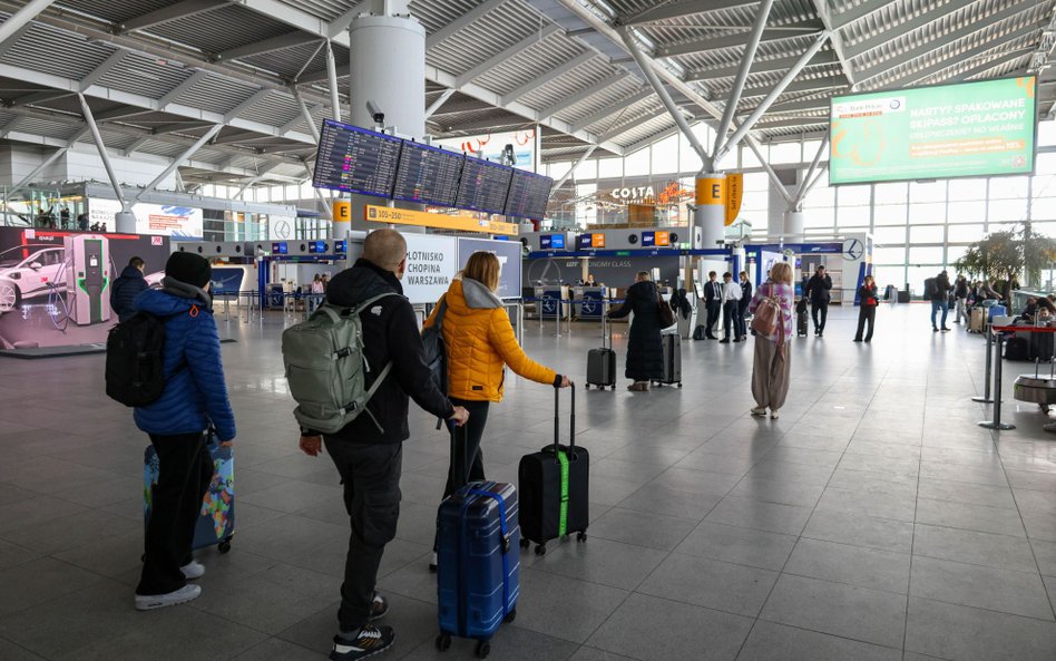 Lotnisko Chopina przyspiesza – w lutym odprawiło prawie 1,7 miliona pasażerów