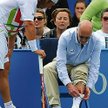 David Nalbandian i zraniony sędzia Andrew McDougall
