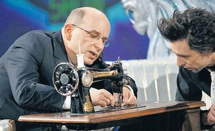 W programie „Szymon Majewski show” Jan Rokita po rozstaniu z polityką próbował sił w nowej roli