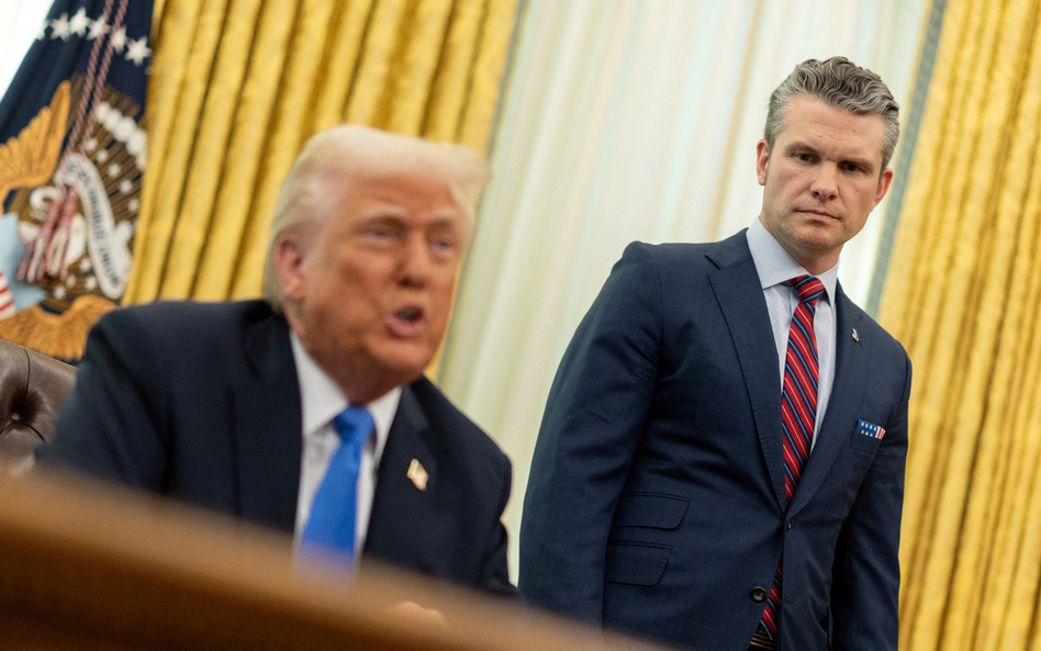 Pete Hegseth i Donald Trump