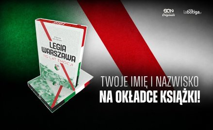 Twoje imię i nazwisko może trafić na okładkę książki o Legii!