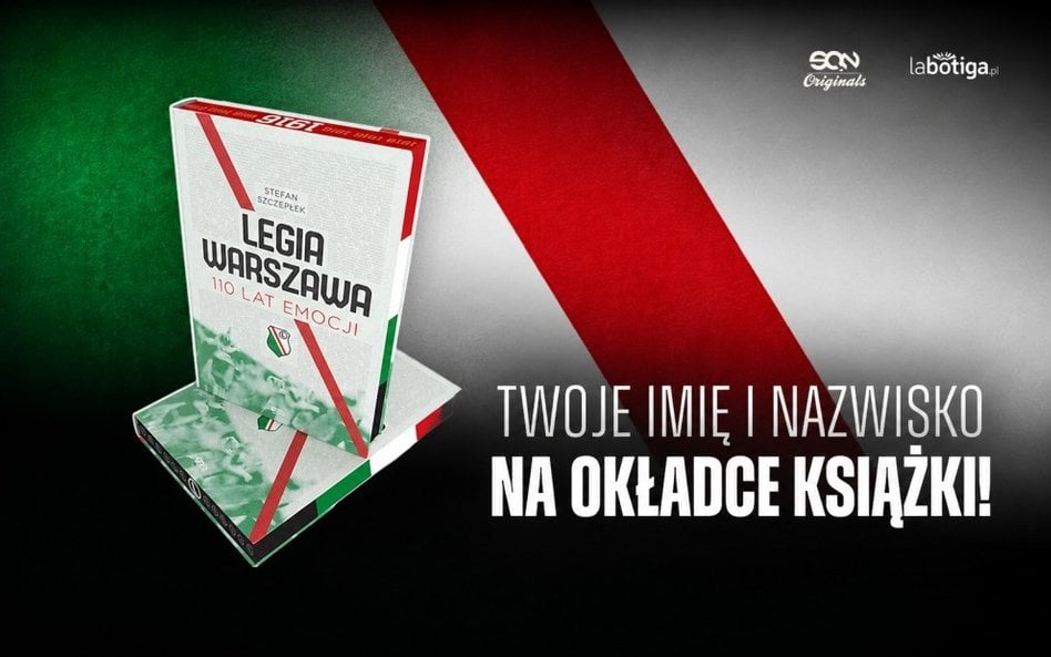 Twoje imię i nazwisko może trafić na okładkę książki o Legii!