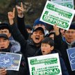 Kirgizja zawsze wierna: uczestnicy wiecu protestują przeciw karykaturom Mahometa zamieszczonym na ła