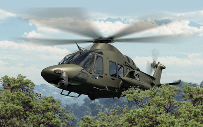 Wizja wojskowej wersji śmigłowca AW169 – AW169M. Rys./Leonardo.