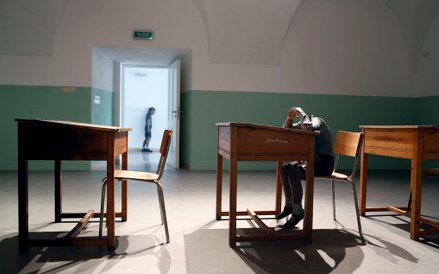 Clarysse, rzeźba na wystawie Sofie Muller.