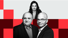 Marzena Tabor-Olszewska, redaktor prowadząca „Rzeczpospolitej”, Jędrzej Bielecki, dziennikarz działu