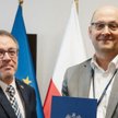 Od lewej Tadeusz Marek i Jacek Bilewicz