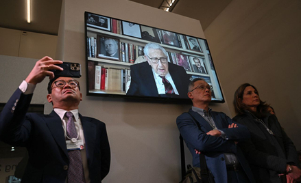 Wystąpienie Henry Kissingera w Davos