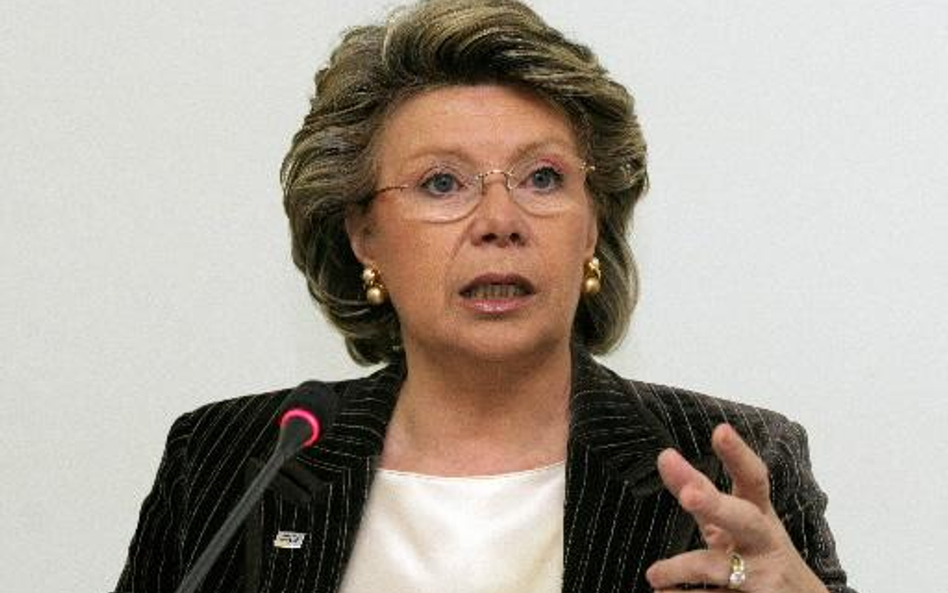 Viviane Reding, luksemburska polityk, komisarz UE ds. sprawiedliwości