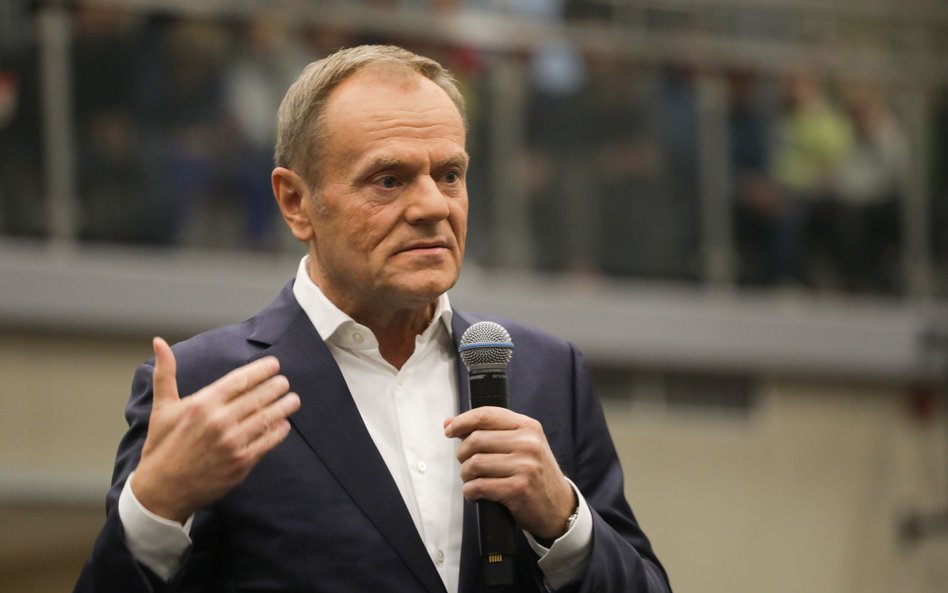 Przewodniczący Platformy Obywatelskiej Donald Tusk