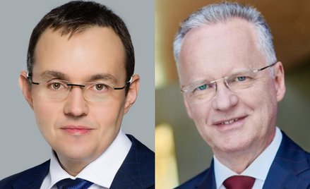 Piotr Krupa, prezes Kruka i Adam Góral, prezes Asseco Poland