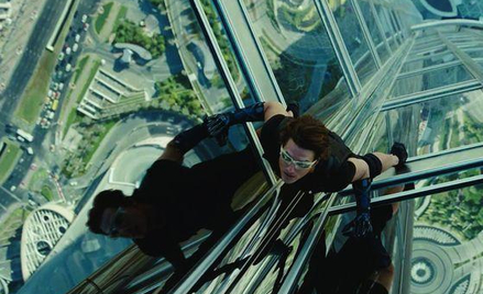 Mission Impossible: Ghost Protocol; Tom Cruise jako agent Hunt prawie nie korzystał z pomocy kaskade