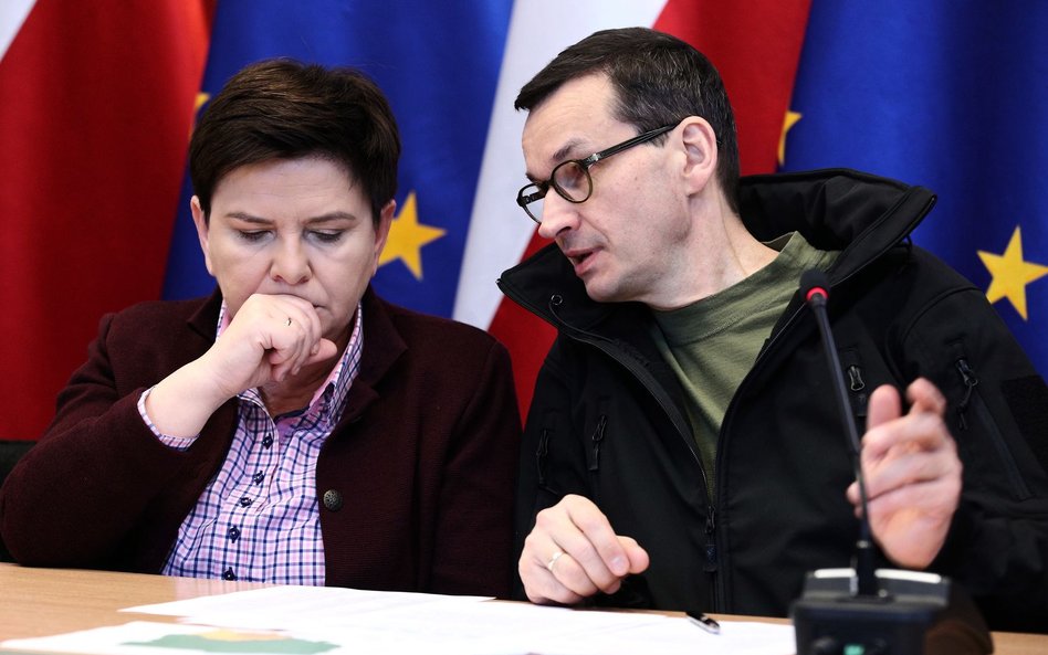 Beata Szydło i Mateusz Morawiecki, 24 maja 2019