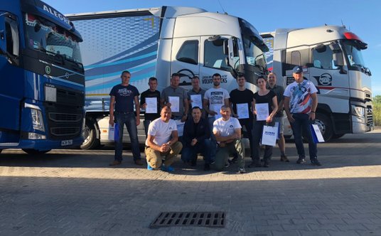 "Jedno ze szkoleń akcji &quot;Profesjonalni kierowcy&quot;."