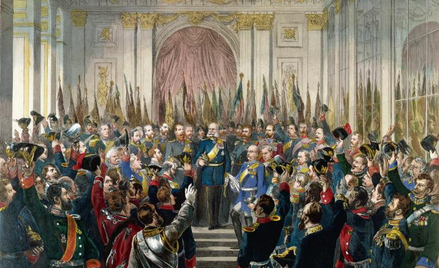 Narodziny II Rzeszy w Sali Lustrzanej w Wersalu, rok 1871: jej następczyni już nie była tak udana