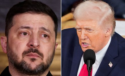 Wołodymyr Zełenski i Donald Trump