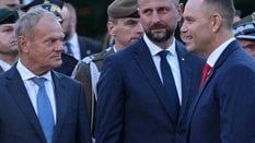 Donald Tusk i Karol Nawrocki