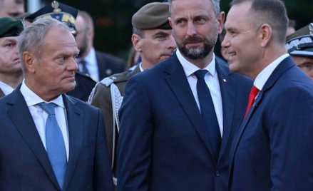 Donald Tusk i Karol Nawrocki