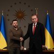 Prezydent Turcji Recep Tayyip Erdogan i prezydent Ukrainy Wołodymyr Zełenski na wspólnej konferencji