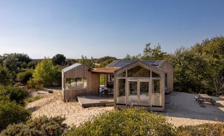 Cały proces budowy domu trwał niecałe trzy miesiące.