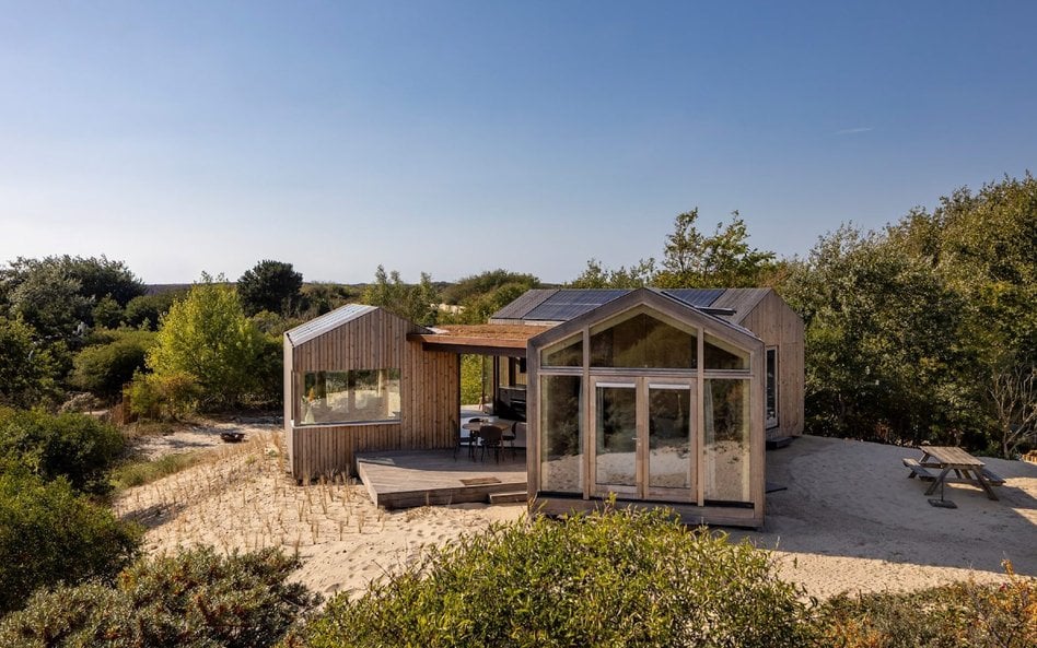 Cały proces budowy domu trwał niecałe trzy miesiące.