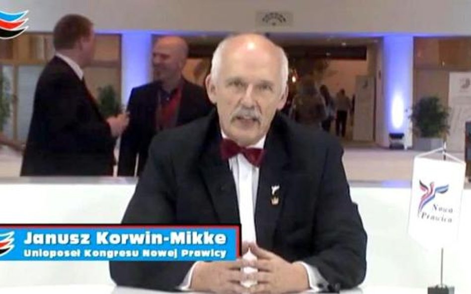 Korwin-Mikke: jestem honorowym członkiem KNP