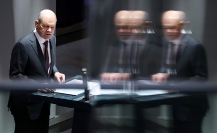 Olaf Scholz, kanclerz Niemiec w Bundestagu