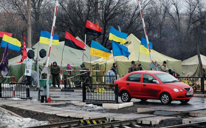 Weterani wojny w Donbasie wraz z nacjonalistami zablokowali transport węgla z separatystycznych repu
