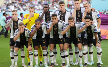 Niemiecka reprezentacja przed meczem z Japonią