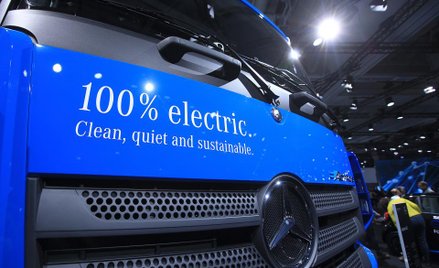 Elektryczna ciężarówka Mercedes Benz