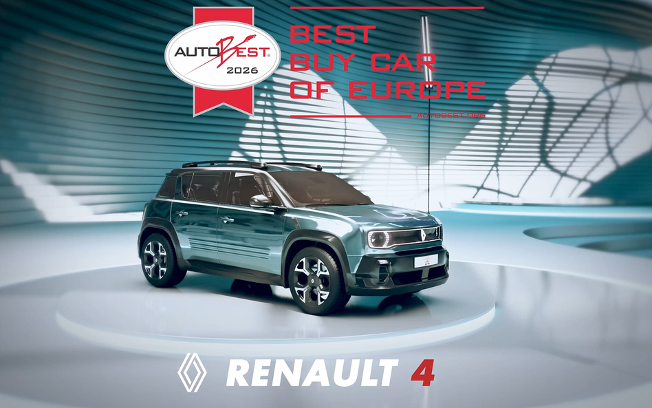 RENAULT 4  z tytułem BEST BUY CAR OF EUROPE 2026