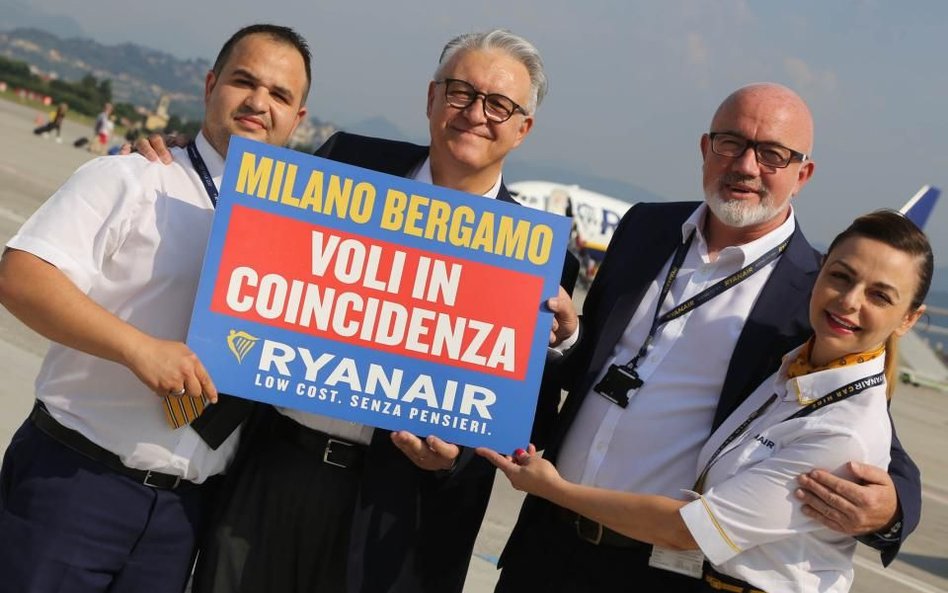 Ryanair z przesiadką w Mediolanie Bergamo