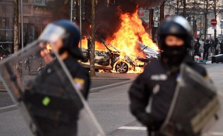 Zamieszki we Frankfurcie - gniew przeciwko nowej siedzibie EBC