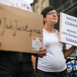 Protest w obronie Justyny Wydrzyńskiej, Kraków, 13 lipca 2022